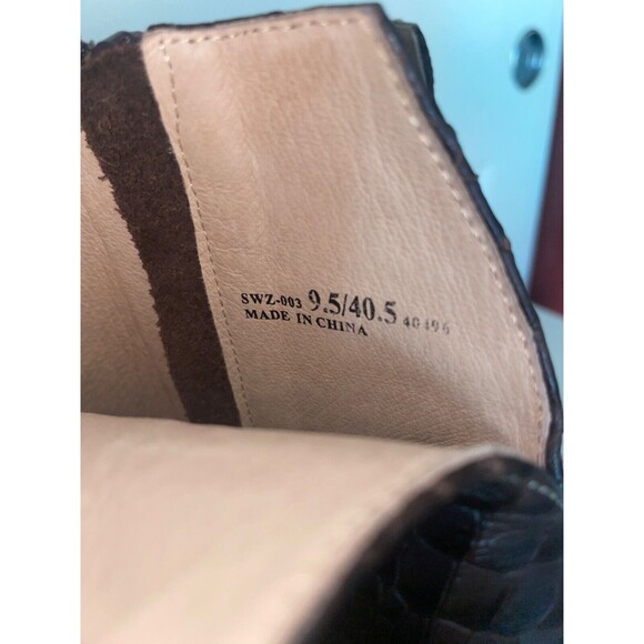 Chinese Laundry Kristin Cavallari Santorini Heeled Ankle Boots size 9.5 Leather - Picture 10 of 13